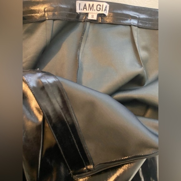 I.Am.Gia. Mob Wife Polyurethane Faux Leather Skinny Ankle Pants - Picture 8 of 8